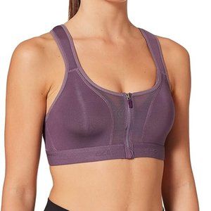 Odlo Women's Double High Support Impact Sports Bra in Vintage Purple